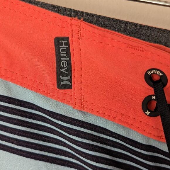 Hurley Men's Phantom Gaviota 18" Boardshorts Sz 31 in Noise Aqua - Picture 13 of 15